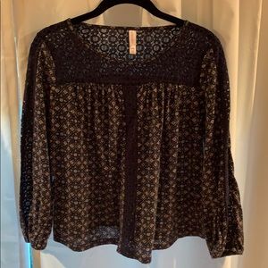 Xhilaration (Target) Lace Shirt